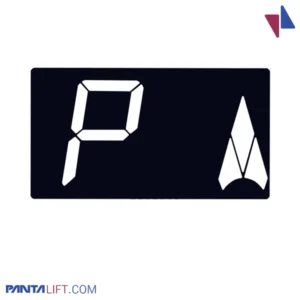 Seven-segment elevator floor display, model PDL200