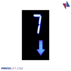 Seven-segment elevator button display model LBH41