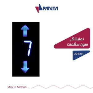 Seven-segment elevator display model DSHE1V1